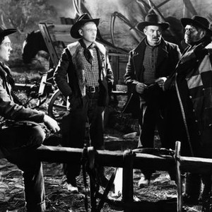 WAGONMASTER, (aka WAGON MASTER), from left: Ben Johnson, Harry Carey Jr., Ward Bond, Charles Kemper, 1950