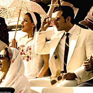 A scene from the film PARINEETA directed by Pradeep Sarkar.