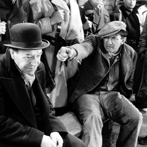 THE INFORMER, front from left: Donald Meek, Victor McLaglen, 1935