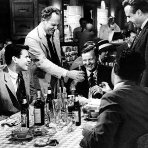 THE BACHELOR PARTY, Don Murray, E.G. Marshall, Phillip Abbott, Jack Warden, Larry Blyden (back to camera),  1957