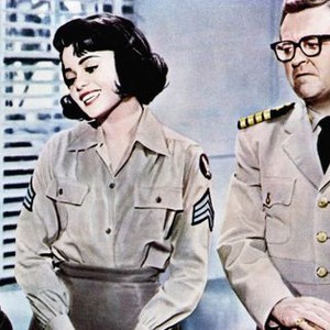 MCHALE'S NAVY, from left: Susan Silo, Tim Conway, Joe Flynn, 1964