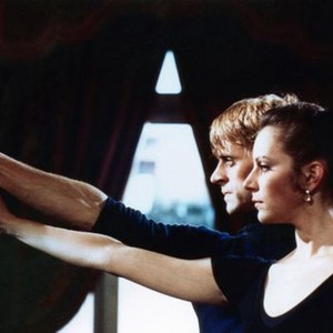 WHITE NIGHTS, from left, Mikhail Baryshnikov, Florence Faure, 1985, ©Columbia Pictures
