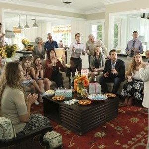 Mistresses, from left: John French, Teddy Vincent, Lee Garlington, Justin Hartley, Jes Macallan, 'Charades', Season 2, Ep. #10, 08/11/2014, ©ABC