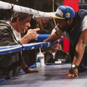 Creed, Ryan Coogler (L), Sylvester Stallone (R), 2015. ph: Barry Wetcher/©Warner Bros.