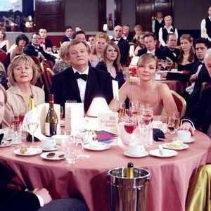 THE TIGER'S TAIL, John Kavanagh (extreme left), Briain Gleeson (second from left), Sinead Cusack (front, third from left), Brendan Gleeson (center left), Kim Cattrall (center right), Sean McGinley (second from right), Angeline Ball (right), 2006. ©Buena Vi