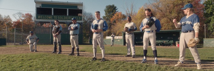 The Riverdogs baseball team, in "Eephus." (Music Box Films)