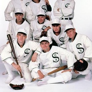 EIGHT MEN OUT, (Back, L-R), James Read, David Strathairn, Bill Irwin, (Middle, L-R), D.B. Sweeney, Michael Rooker, Don Harvey, Gordon Clapp, (Front, L-R), John Cusack, Charlie Sheen, 1988. (c)Orion Pictures.