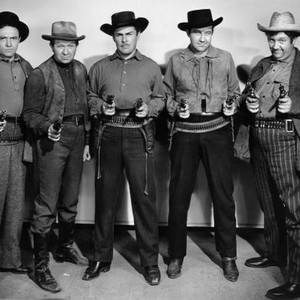 WHEN THE DALTONS RODE, Frank Albertson, Stuart Erwin, Brian Donlevy, Broderick Crawford, Andy Devine, 1940