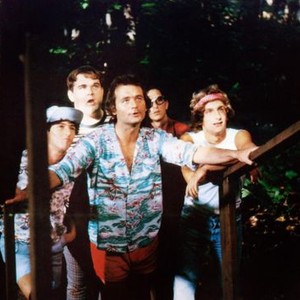 MEATBALLS, from left; Todd Hoffman, Keith Knight, Bill Murray (front), Jack blum, Matt Craven, 1979, © Paramount