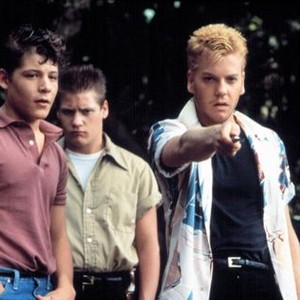 STAND BY ME, Bradley Gregg, Jason Oliver, Kiefer Sutherland, 1986. (c)Columbia Pictures.