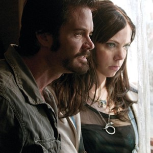 Garret Dillahunt as Krug and Riki Lindhome as Sadie in "The Last House on the Left."
