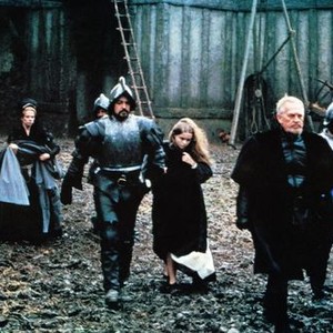 LADY JANE, Helena Bonham Carter as Lady Jane Grey (head down center), Jill Bennett (center rear), 1986, © Paramount