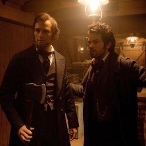 ABRAHAM LINCOLN: VAMPIRE HUNTER, from left: Benjamin Walker, as Abraham Lincoln, Dominic Cooper, 2012. Ph: Stephen Vaughan/TM and ©Twentieth Century Fox Film Corporation. All rights reserved.