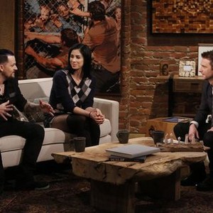 Talking Dead, Joel Madden (L), Sarah Silverman (C), Chris Hardwick (R), 'Season 2', 10/14/2012, ©AMC