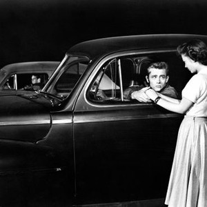 REBEL WITHOUT A CAUSE, Corey Allen, James Dean, Natalie Wood, 1955
