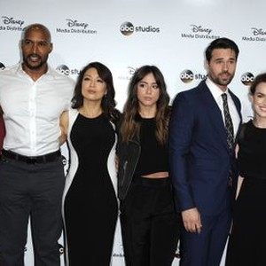 Cast Of Agents Of S.H.I.E.LD. at arrivals for Disney Media Networks International Upfronts, The Walt Disney Studios Lot, Burbank, CA May 17, 2015. Photo By: Dee Cercone/Everett Collection