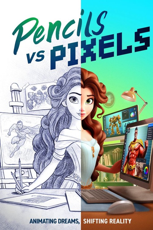 Pencils vs. Pixels poster