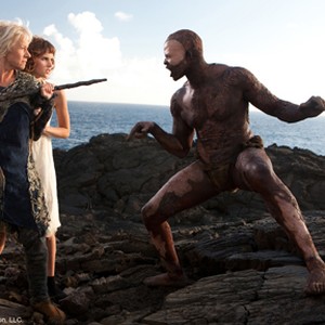 (L-R) Helen Mirren as Prospera, Felicity Jones as Miranda and Djimon Hounsou as Caliban in "The Tempest." photo 2