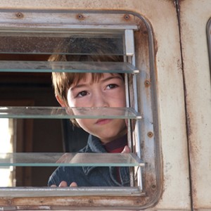 A scene from the film "Around the Bend."