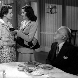 KEEPING COMPANY, from left: Irene Rich, Ann Rutherford, Frank Morgan, 1940