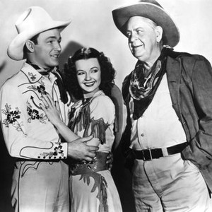 SONG OF NEVADA, from left: Roy Rogers, Dale Evans, 1944