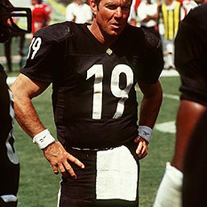 Dennis Quaid as legendary quarterback Jack "Cap" Rooney in Warner Brothers' Any Given Sunday