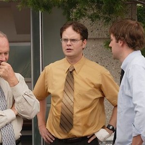 The Office, Creed Bratton (L), Rainn Wilson (C), John Krasinski (R), 03/24/2005, ©NBC