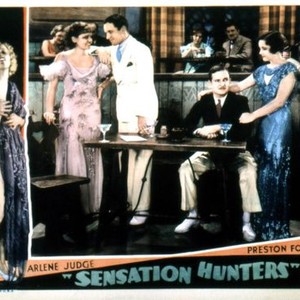 SENSATION HUNTERS, Arline Judge, Kenneth MacKenna, Juanita Hansen, 1933