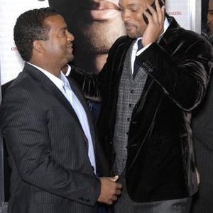 Alfonso Ribeiro, Will Smith at arrivals for Premiere of SEVEN POUNDS, Mann''s Village Theatre in Westwood, Los Angeles, CA, December 16, 2008. Photo by: Michael Germana/Everett Collection