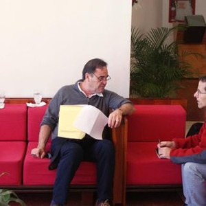 SOUTH OF THE BORDER, from left: director Oliver Stone, writer Mark Weisbrot, 2009. ph: Jose Ibanez/©Cinema Libre Studio