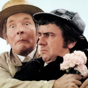 THE HOUND OF THE BASKERVILLES, from left: Kenneth Williams, Dudley Moore, 1978. ©Atlantic Releasing Corporation
