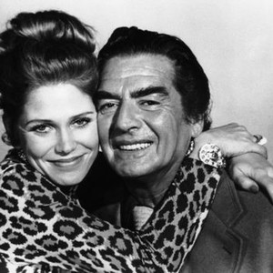 EVERY LITTLE CROOK AND NANNY, from left, Louise Sorel, Victor Mature, 1972