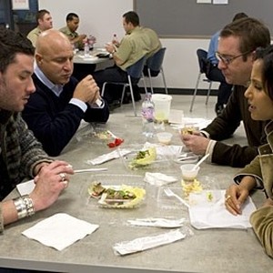 Top Chef, Tom Colicchio (L), Ted Allen (R), 'Serve and Protect', Season 4: Chicago, Ep. #10, 05/14/2008, ©BRAVO