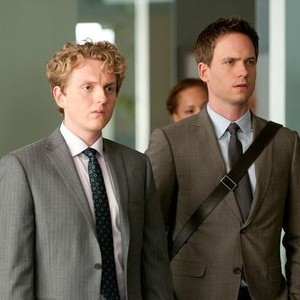 Suits, Max Topplin (L), Patrick J Adams (R), 'Meet The New Boss', Season 2, Ep. #3, 06/28/2012, ©USA