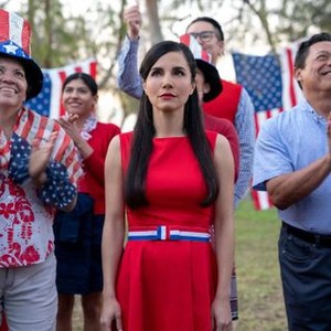 INTO THE DARK, MARTHA HIGAREDA (CENTER), 'CULTURE SHOCK', (SEASON 1, EP. 110, AIRED JULY 4, 2019). PHOTO: GREG GAYNE/©HULU