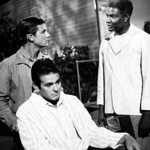 SHOCK TREATMENT, from left: Roddy McDowall, Stuart Whitman, Ossie Davis, 1964, TM & Copyright © 20th Century Fox Film Corp