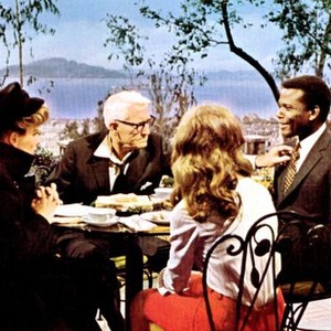 GUESS WHO'S COMING TO DINNER, Katharine Hepburn, Spencer Tracy, Katharine Houghton, Sidney Poitier, 1967