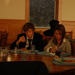 (L-R) Jeremy Allen White as Dave and Addison Timlin as Amy in "Afterschool." photo 1