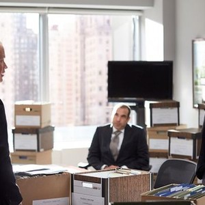 Suits, Neal McDonough (L), Rick Hoffman (C), Gabriel Macht (R), 'Gone', Season 4, Ep. #9, 08/13/2014, ©USA