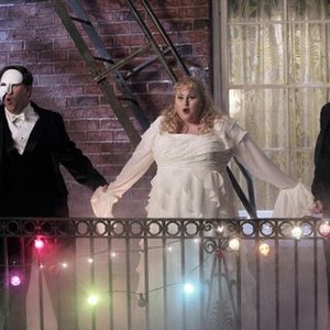 Super Fun Night, Nate Torrence (L), Rebel Wilson (C), Kevin Bishop (R), 'Lesbihonest', Season 1, Ep. #16, 02/12/2014, ©ABC