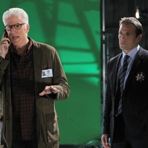 CSI: Crime Scene Investigation, Ted Danson (L), Alex Carter (R), 'Dead Air', Season 13, Ep. #11, 01/16/2013, ©CBS