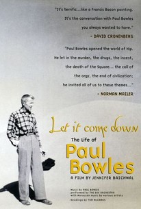 Poster for Let It Come Down: The Life of Paul Bowles