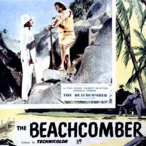 THE BEACHCOMBER, Donald Sinden, Robert Newton, 1954