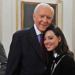 Parks and Recreation, John McCain (L), Aubrey Plaza (R), 'Ms. Ludgate-Dwyer Goes to Washington', Season 7, Ep. #8, 02/10/2015, ©NBC