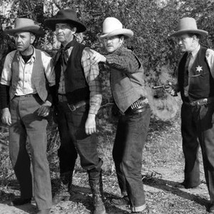 VALLEY OF THE LAWLESS, fourth from left: Jack Rockwell, 1936