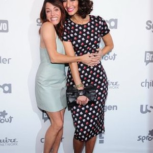 Alanna Ubach, Necar Zadegan at arrivals for 2015 NBC Universal Cable Entertainment Upfront, Jacob K. Javits Convention Center, New York, NY May 14, 2015. Photo By: Gregorio T. Binuya/Everett Collection