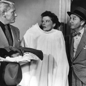 PAT AND MIKE, Spencer Tracy, Katharine Hepburn, Sammy White, 1952