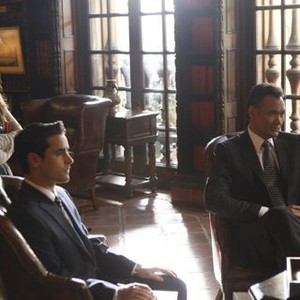 Outlaw, Carly Pope (L), Jesse Bradford (C), Jimmy Smits (R), 'IN RE: Tony Mejia', Season 1, Ep. #8, 11/13/2010, ©NBC