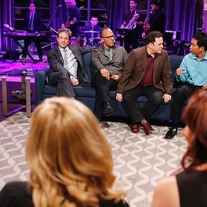 Hollywood Game Night, Martin Short (L), Lester Holt (C), Jason Alexander (R), 'Things That Go Clue-Boom In The Night', Season 2, Ep. #3, 01/20/2014, ©NBC