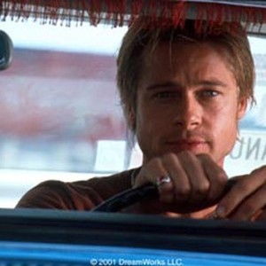 Jerry (BRAD PITT) enjoys his new rented El Camino in DreamWorks Pictures' THE MEXICAN.